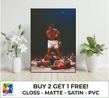 Muhammad Ali Vs. Sonny Liston Boxe Grande Poster Impressão Arte Presente Vários Tamanhos, usado comprar usado  Enviando para Brazil