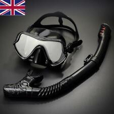 Professional Scuba Diving Silicone Mask Snorkel Set Anti-Fog Tube Swim Equipment for sale  UK