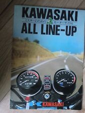 76 folheto Kawasaki Line Up JAPÃO KH500 KH250 KH400 KX250 KE125 Z750 Twin Z400 comprar usado  Enviando para Brazil