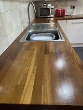 Wooden kitchen worktop for sale  BURY