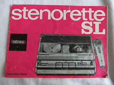 Instructions dictaphone stenog for sale  Shipping to Ireland