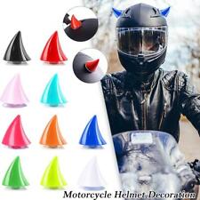 1x Motorcycle Helmet Cool Devil Ox Horn Decor Suction Headwear Accessory Q4 O7L comprar usado  Enviando para Brazil