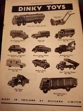 Ephemera 1950s dinky for sale  LEICESTER