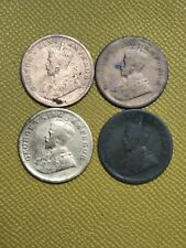 Used, British India One QA 1911, Lot Of 4 Coins Victoria Gb Uk Rare Date  for sale  Shipping to South Africa