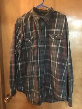 Mens G.H. Bass Button Up Plaid Shirt Size XL for sale  Shipping to South Africa