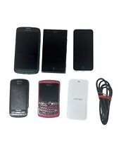 Lot of 5 Smartphones Apple Samsung Nokia Blackberry NOT TESTED FOR PARTS/REPAIR, used for sale  Shipping to South Africa