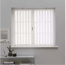 BARGAIN BUNDLE 2 x Argos Home Vertical Blind Pack - White 90cm x 137cm, used for sale  Shipping to South Africa