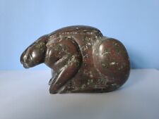 Serpentine hare sculpture for sale  BATTLE