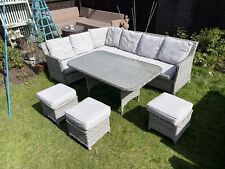 Rattan corner dining for sale  WIRRAL