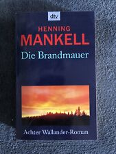 Henning mankell brandmauer gebraucht kaufen  Braunschweig