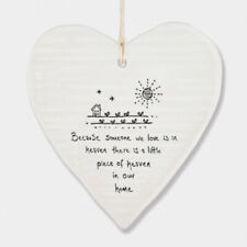 Hanging porcelain hearts for sale  UK