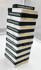 Oregon Ducks Jenga Table Top Stackers Game  Pre-Owned, used for sale  Shipping to South Africa