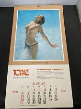 Glamour calendar 1980 for sale  LLANDYSUL