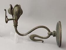 Lámpara antigua de bronce Art Nouveau con aplique de gas circa 1900, sin precio base segunda mano  Embacar hacia Argentina