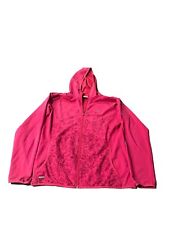 Usado, Suéter con capucha para mujer Katmandú talla 14 rosa cremallera completa logotipo floral segunda mano  Embacar hacia Argentina
