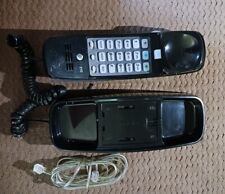 AT&T teléfono fijo con cable negro 210M remarcado flash mem. Cable de pared incluido. segunda mano  Embacar hacia Argentina