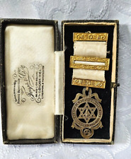 Boxed silver masonic for sale  WIMBORNE