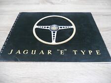 jaguar e type brochure for sale  ALNWICK