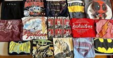 Lote de 15 camisetas gráficas por atacado Surf Skate Marvel DC comprar usado  Enviando para Brazil