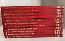 Lote de 11 libros de tapa dura de Handyman Club of America mejoras para el hogar carpintería segunda mano  Embacar hacia Argentina