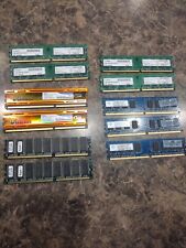 11 STICK LOT - MEMORY RAM for PC ~ MIXED BRANDS - see description for sale  Shipping to South Africa