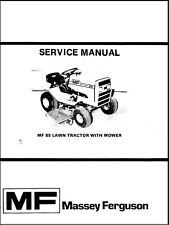 Manual de serviço de trator de grama compatível com Massey-Ferguson MF 85 com cortador 1978 - 86M2 comprar usado  Enviando para Brazil