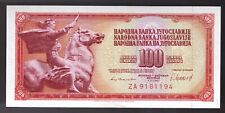 Używany, Jugosławia, 100 Dinara, 1981, Pick 90, (90b), zamiennik UNC ZA na sprzedaż  Wysyłka do Poland