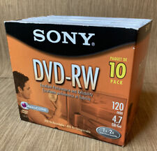 dvd discs sony rw 7 set for sale  Hamburg