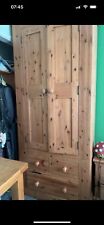 Solid wood wardrobe for sale  MALVERN