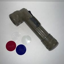 Lanterna de cabeça angular Fulton edição militar dos EUA, MX-991/U, 3 lentes, testada/funciona comprar usado  Enviando para Brazil