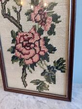 Vintage embroided wall for sale  IPSWICH