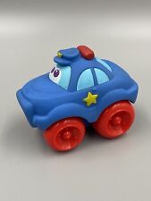 Playskool Hasbro 4"" azul coche policía Tonka Chuck Friends plástico suave 2004 segunda mano  Embacar hacia Argentina