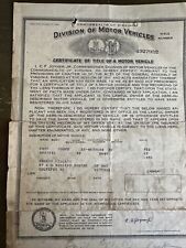 Ford 1938 cupé vintage documento histórico certificado de colección segunda mano  Embacar hacia Argentina