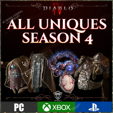 DIABLO 4 ⚔️ ALL UNIQUE ITEMS ⚔️ SEASON 4 ⚔️ TEMPEST ROAR ⚔️ ANCESTRAL ⚔️ D4 for sale  Shipping to South Africa