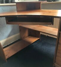 Pine corner desk for sale  WALLASEY