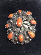 Antique coral brooch for sale  STAFFORD