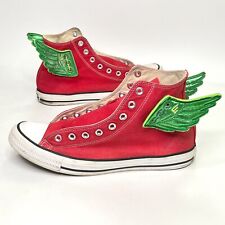 Sapatos de lona Red Converse Chuck Taylor All Star cano alto M 10 W 12 personalizados comprar usado  Enviando para Brazil