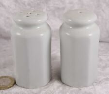 white salt pepper pots for sale  CAMELFORD
