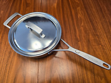 Demeyere Industry-5 Stainless 10" Saute Pan & 3 QT Pot with one LID USED for sale  Shipping to South Africa