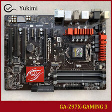 FOR GIGABYTE Z97X-Gaming 3 LGA 1150 32GB DVI HDMI VGA Motherboard Test OK for sale  Shipping to South Africa