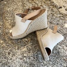 beige wedges 8 for sale  Olympia