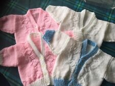 Baby hand knitted for sale  STAINES-UPON-THAMES