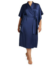 Używany, MARINA RINALDI, sukienka owijana w kolorze niebieskim, rozmiar MR 25, 16W US, 46 DE, 54 IT na sprzedaż  PL