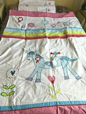 Girls bedding embroidery for sale  LOUGHBOROUGH