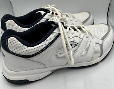 Lotto Clásicos Entrenadores Correr Zapatos Para Hombre EE. UU. 13 Cuero Blanco Marino Negro, usado segunda mano  Embacar hacia Argentina