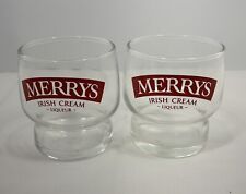 Vasos de bar vintage O'Donnell's crema licor irlandés MCM Navidad, usado segunda mano  Embacar hacia Argentina