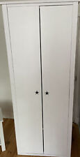 White Kid’s Bedroom Furniture 3 Piece Trio Set Wardrobe,  Bedside Table And Bed, used for sale  SEVENOAKS