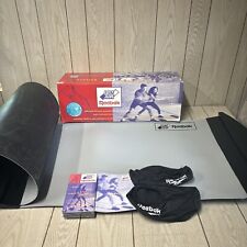 Reebok Slide Lateral Training Board Aerobic Exercise Mat w/ Manual Booties & VHS for sale  Shipping to South Africa