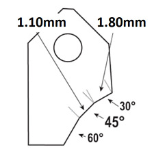 1.10mm.valve seat cutting for sale  HULL