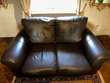 Italsofa brown leather for sale  READING